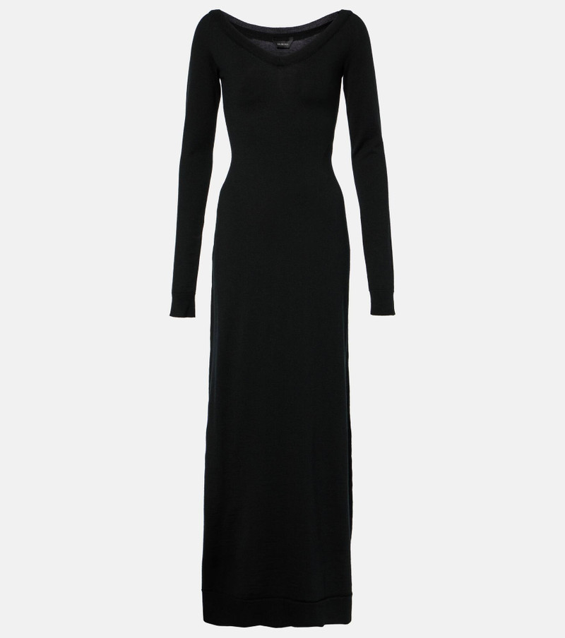 Wool-blend maxi dress 1