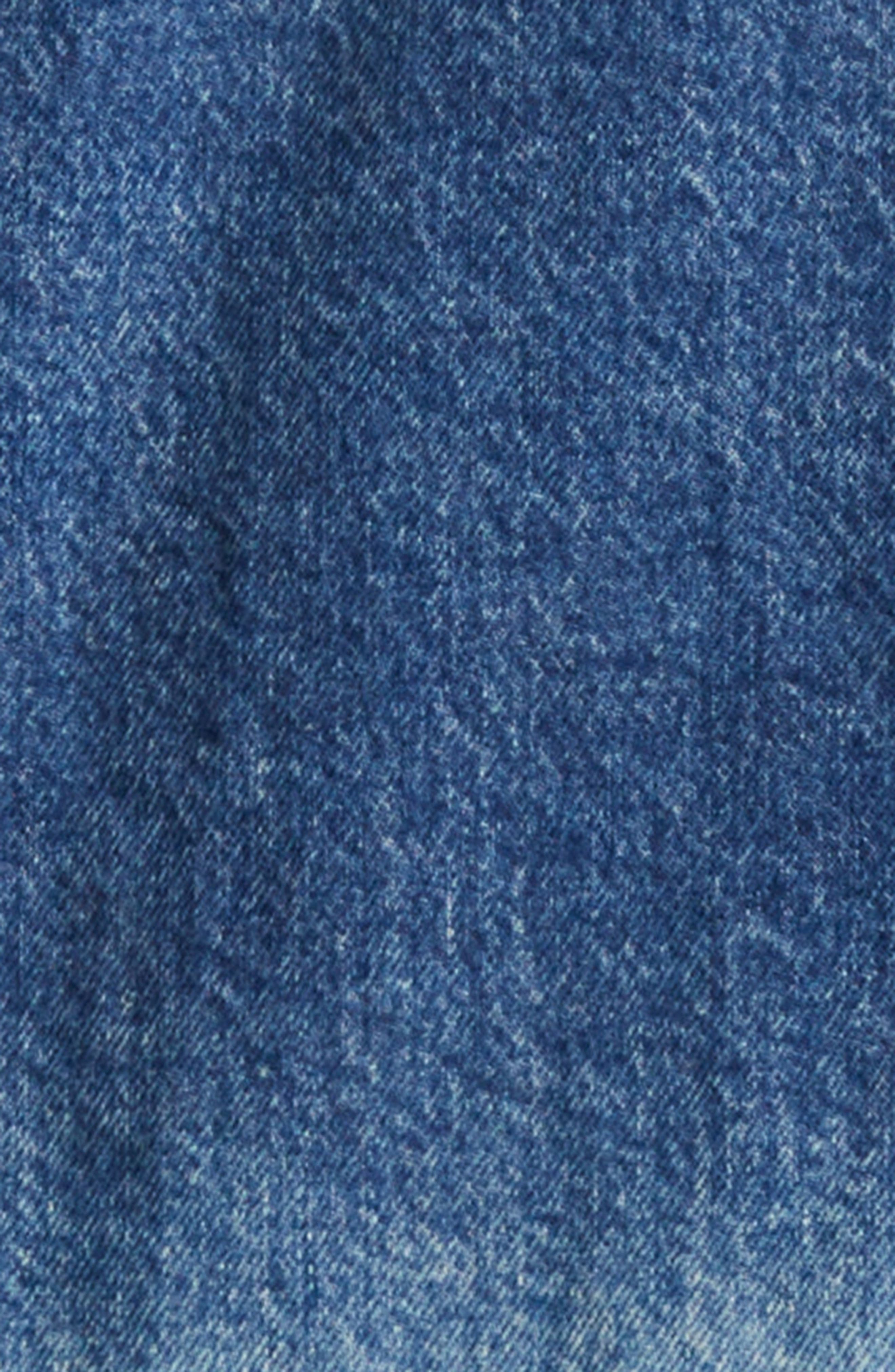 Sacai Gender Inclusive Levi's® Denim x Matelassé Twill Reversible Jacket in Black/Blue at Nordstrom - 7