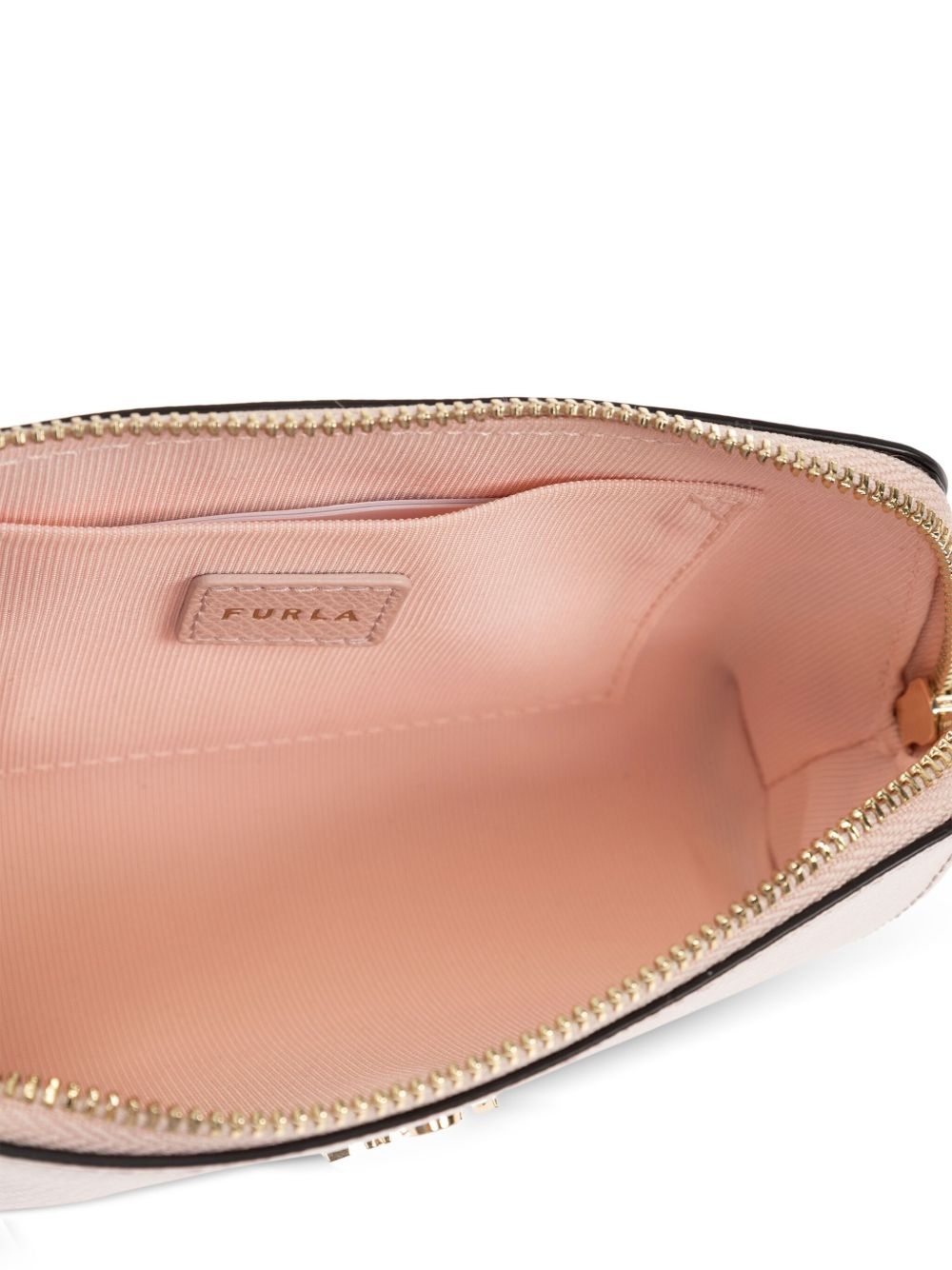 logo-plaque zip-top make-up bag - 4