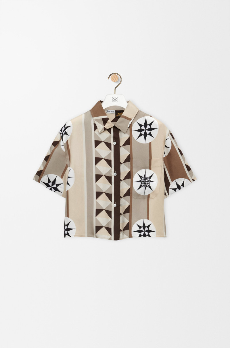 Short sleeve shirt in silk - 1