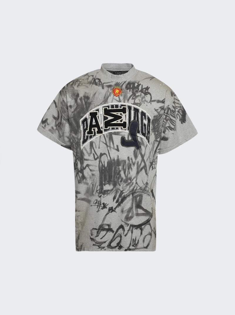 Skater graffiti-print T-shirt - 1