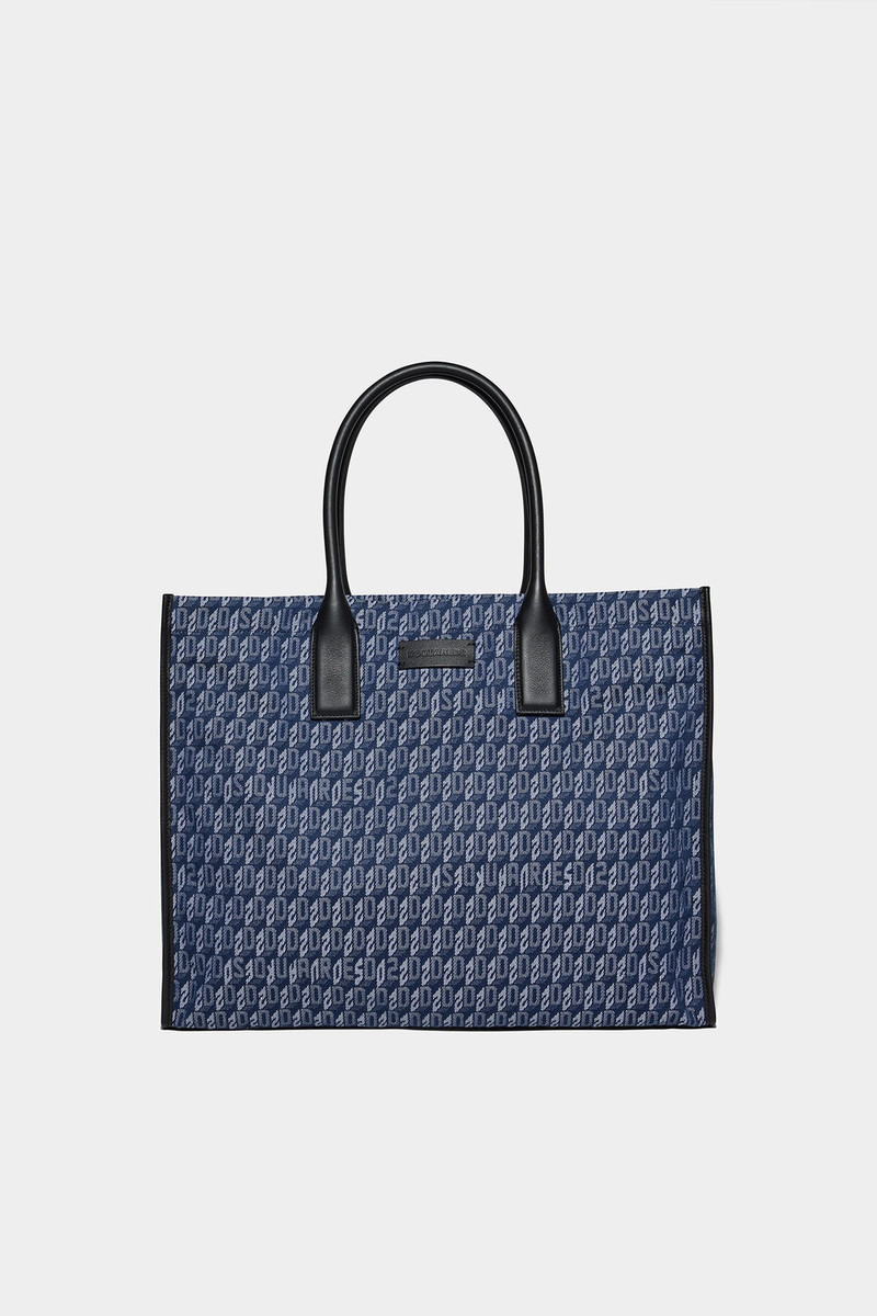 D2 MONOGRAM NEWS SHOPPING BAG 1