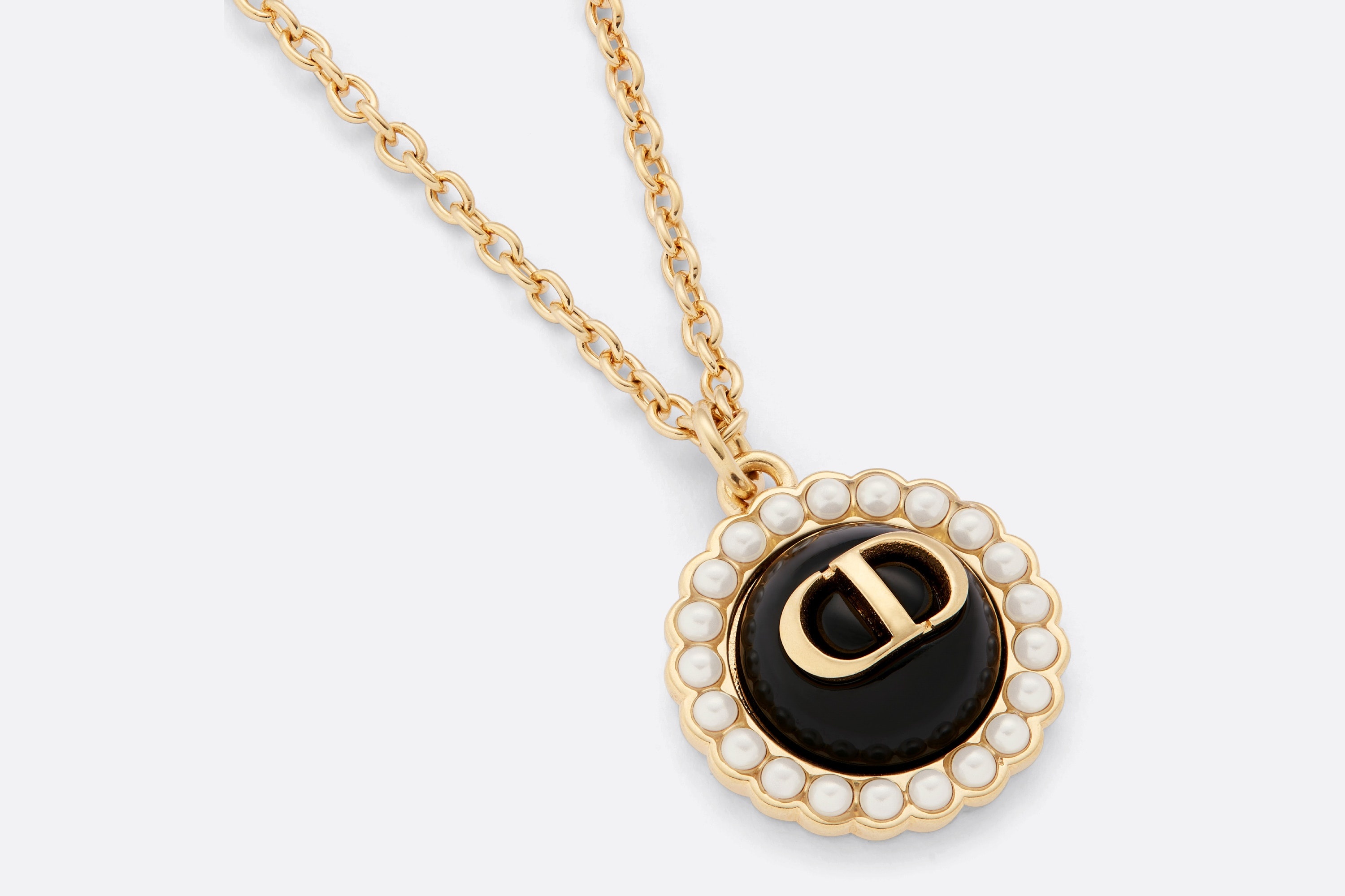 Dior Petit CD Baroque Necklace - N2636WOMVE_D307 | REVERSIBLE