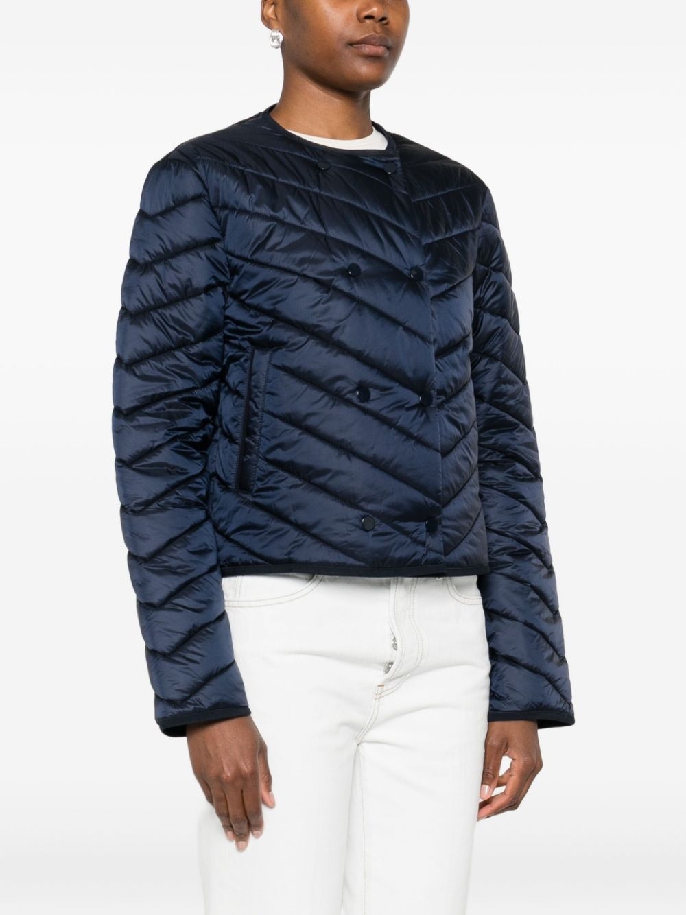 Pranella quilted double-breasted jacket - 3
