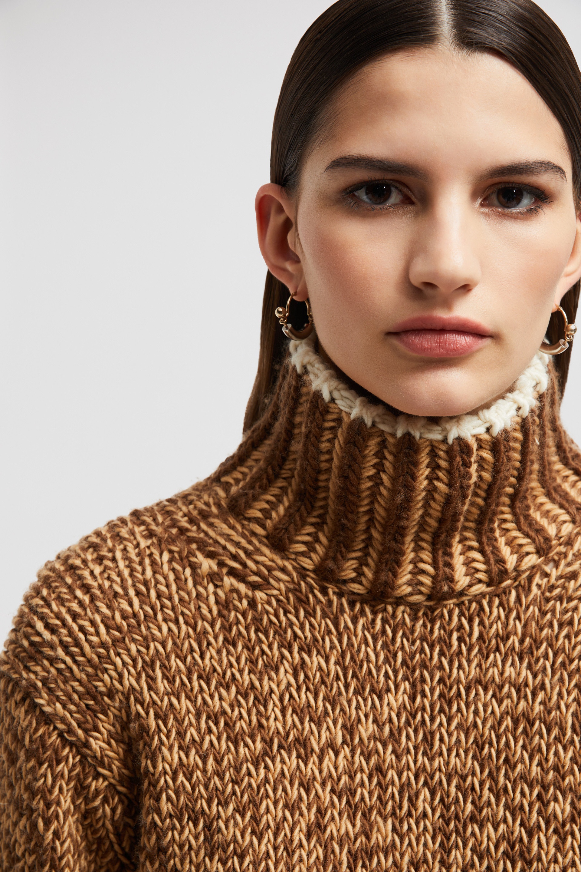 Wool Blend Turtleneck Sweater - 6