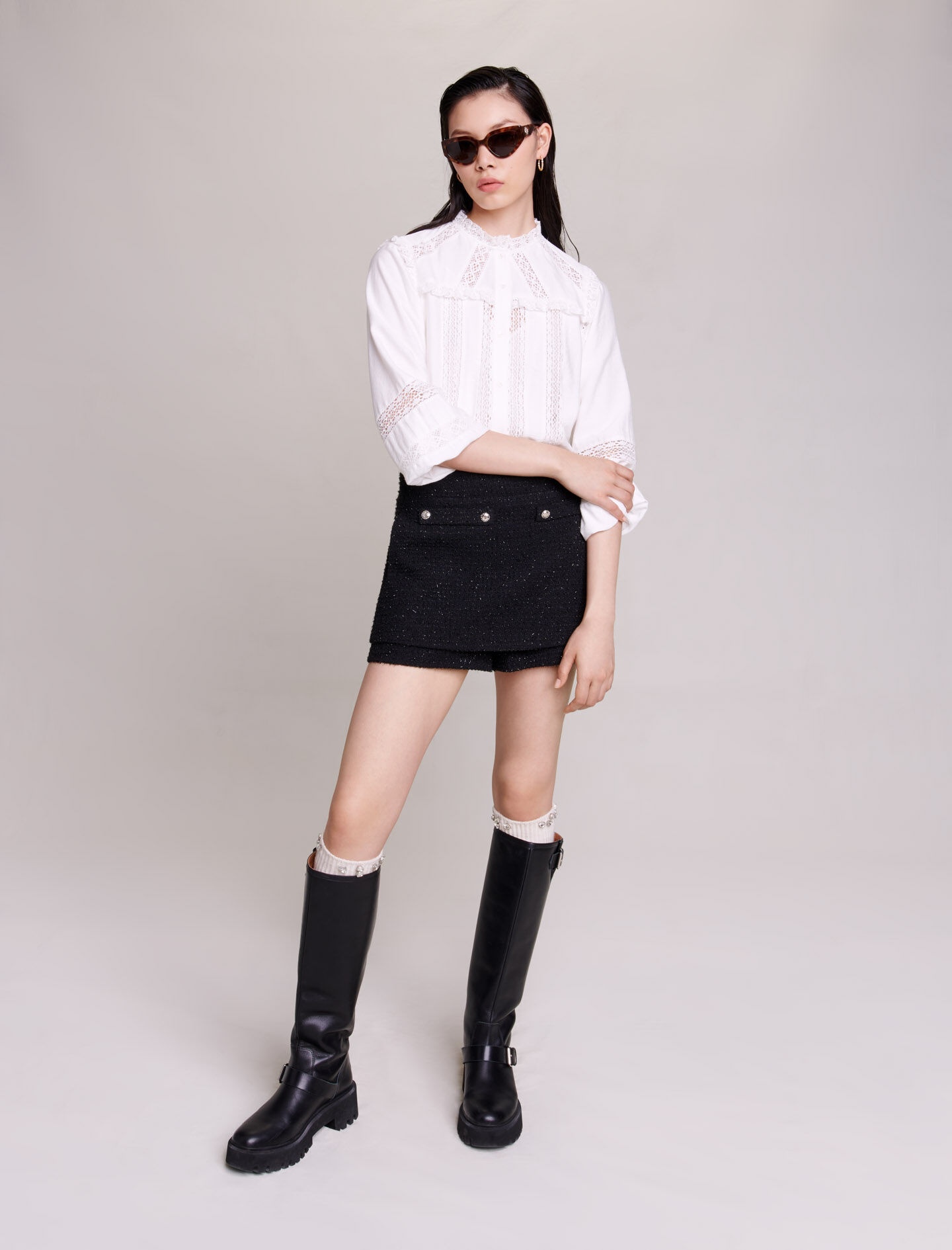 Tweed shorts - 2
