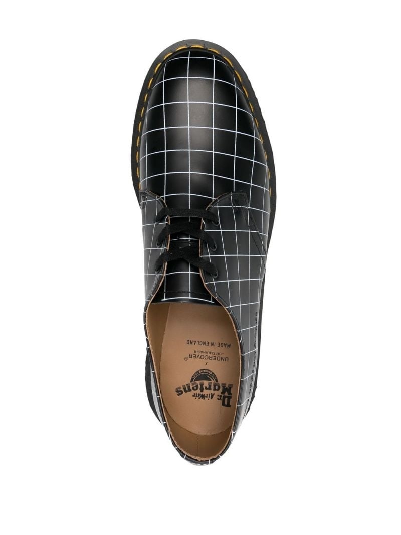 x Undercover 1461 leather Derby shoes - 4