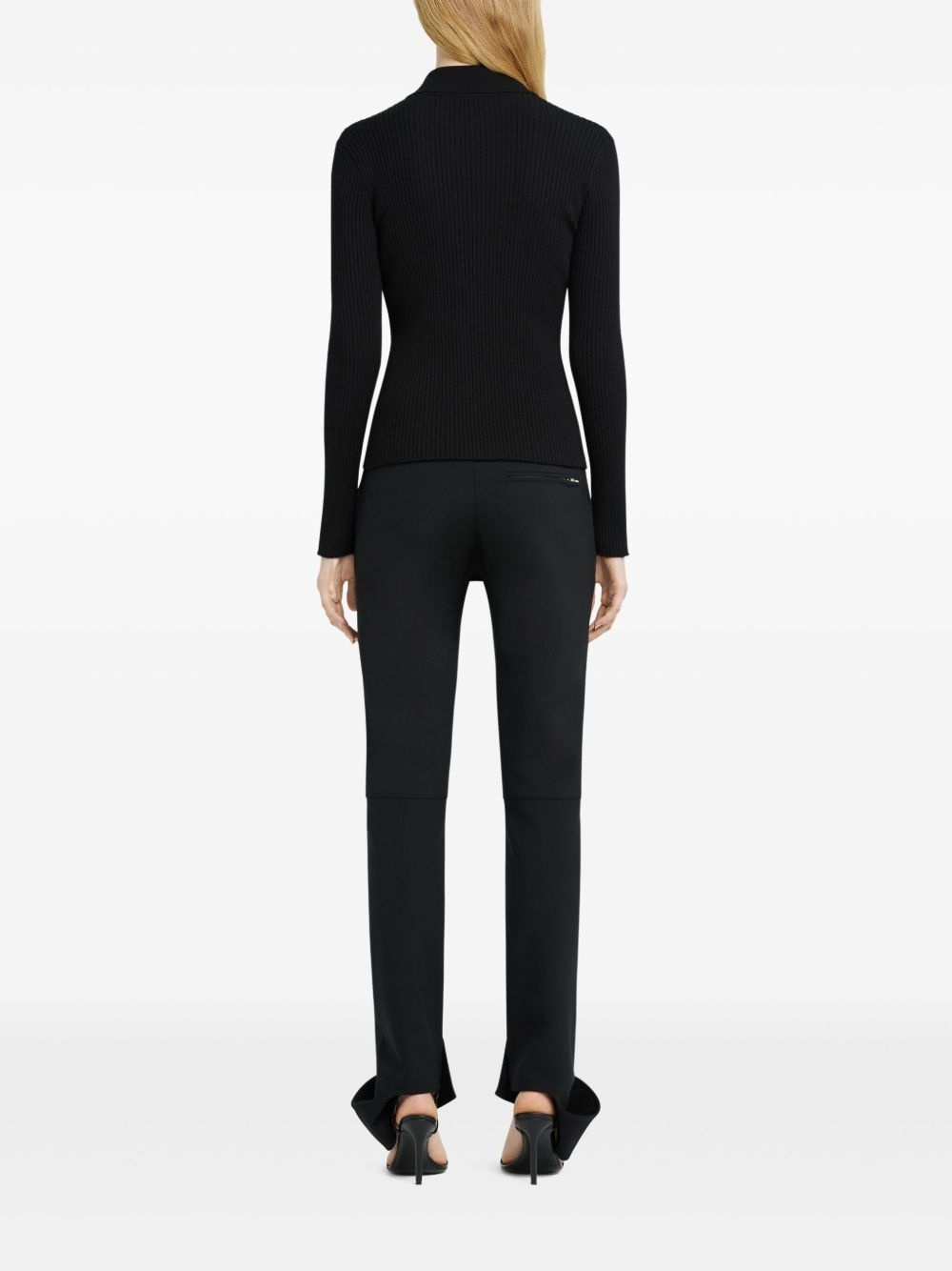 zip-up cardigan - 4