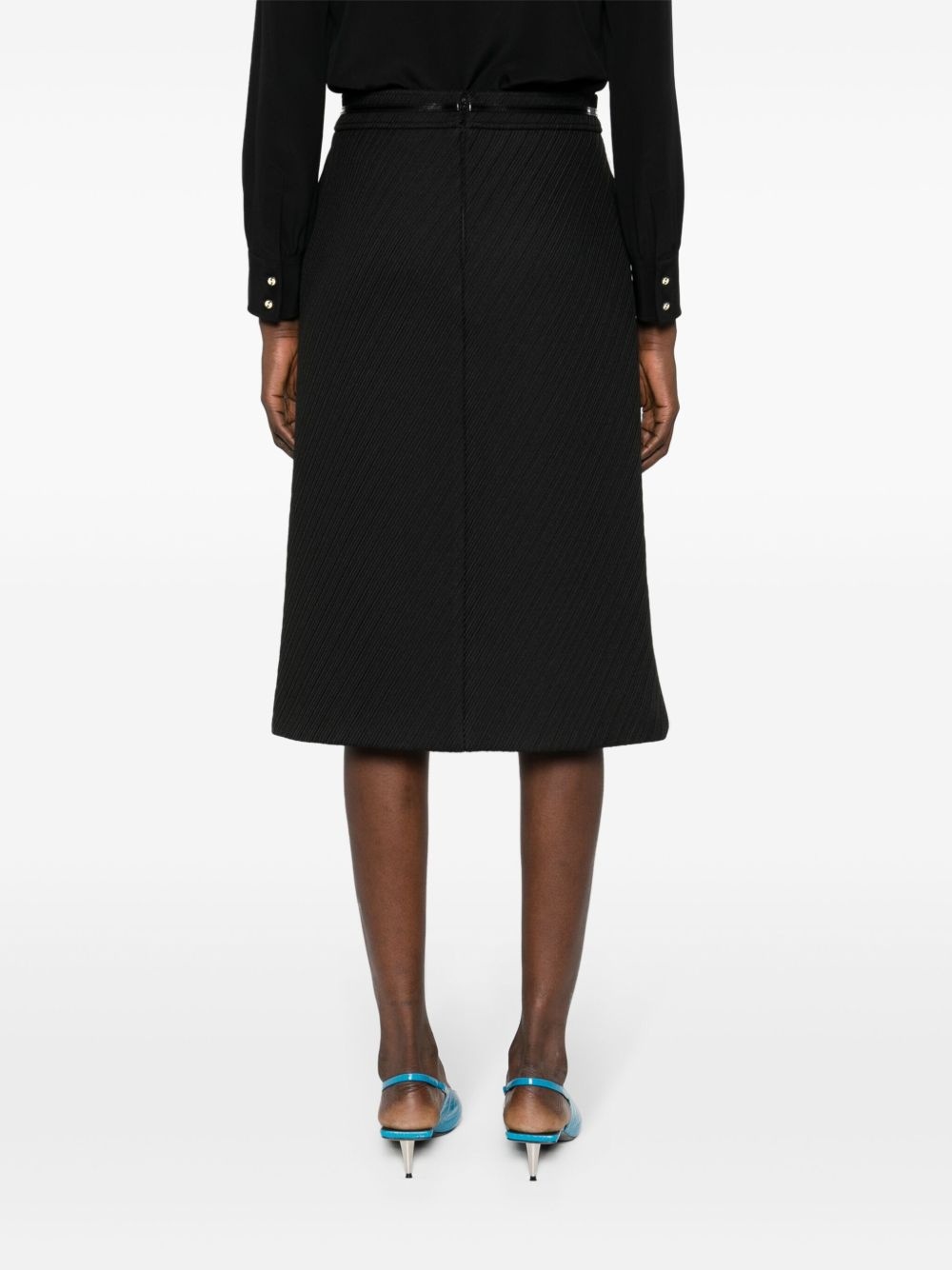 horsebit-chain midi dress - 4