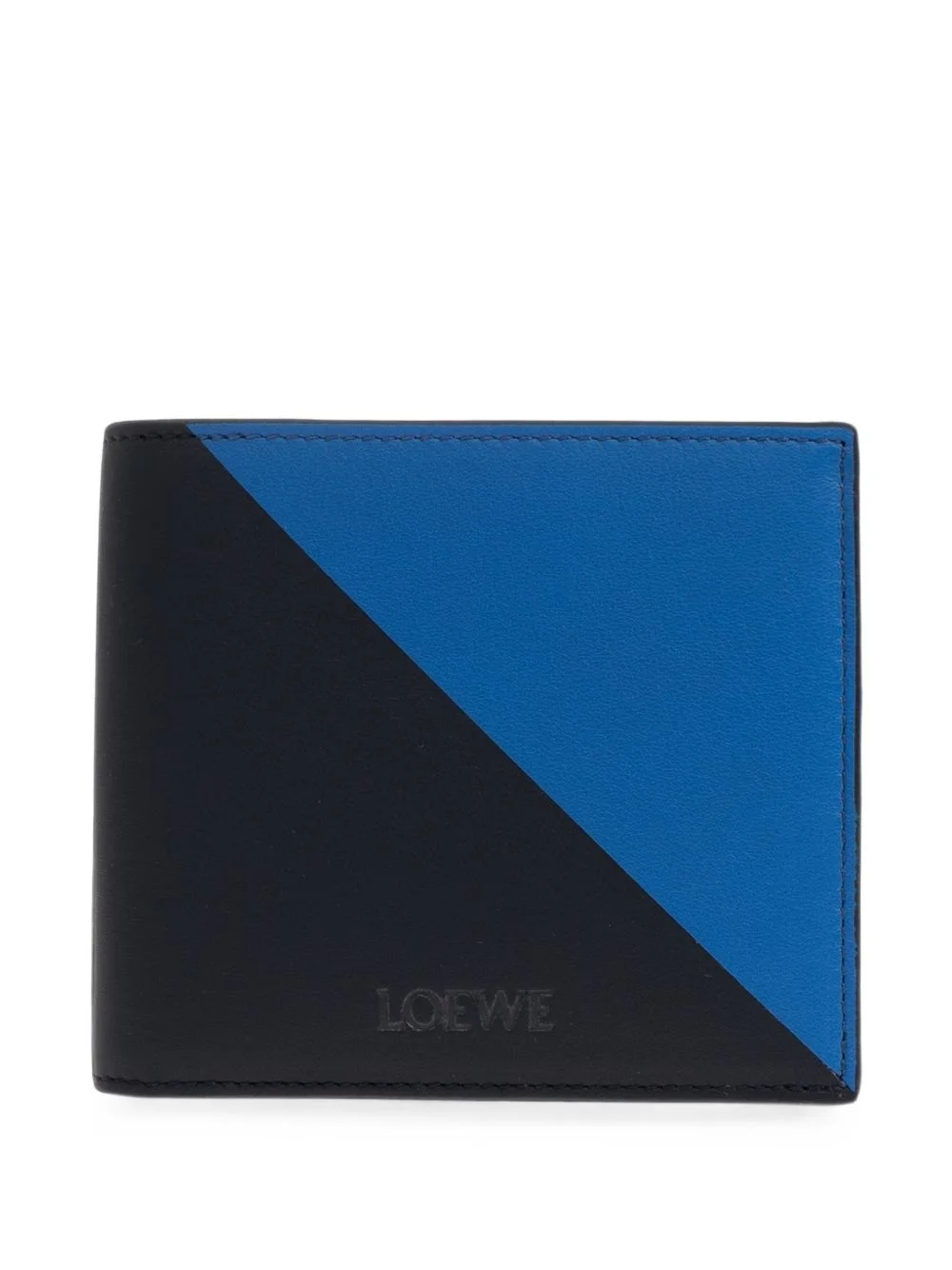 two-tone leather wallet - 1