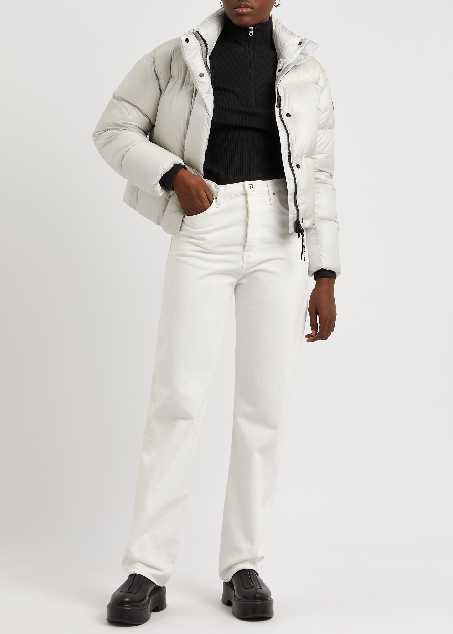 Cypress quilted cropped shell jacket - 4