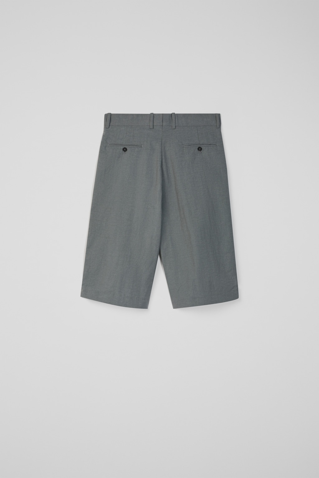 Gray Technical Suit Shorts - 3