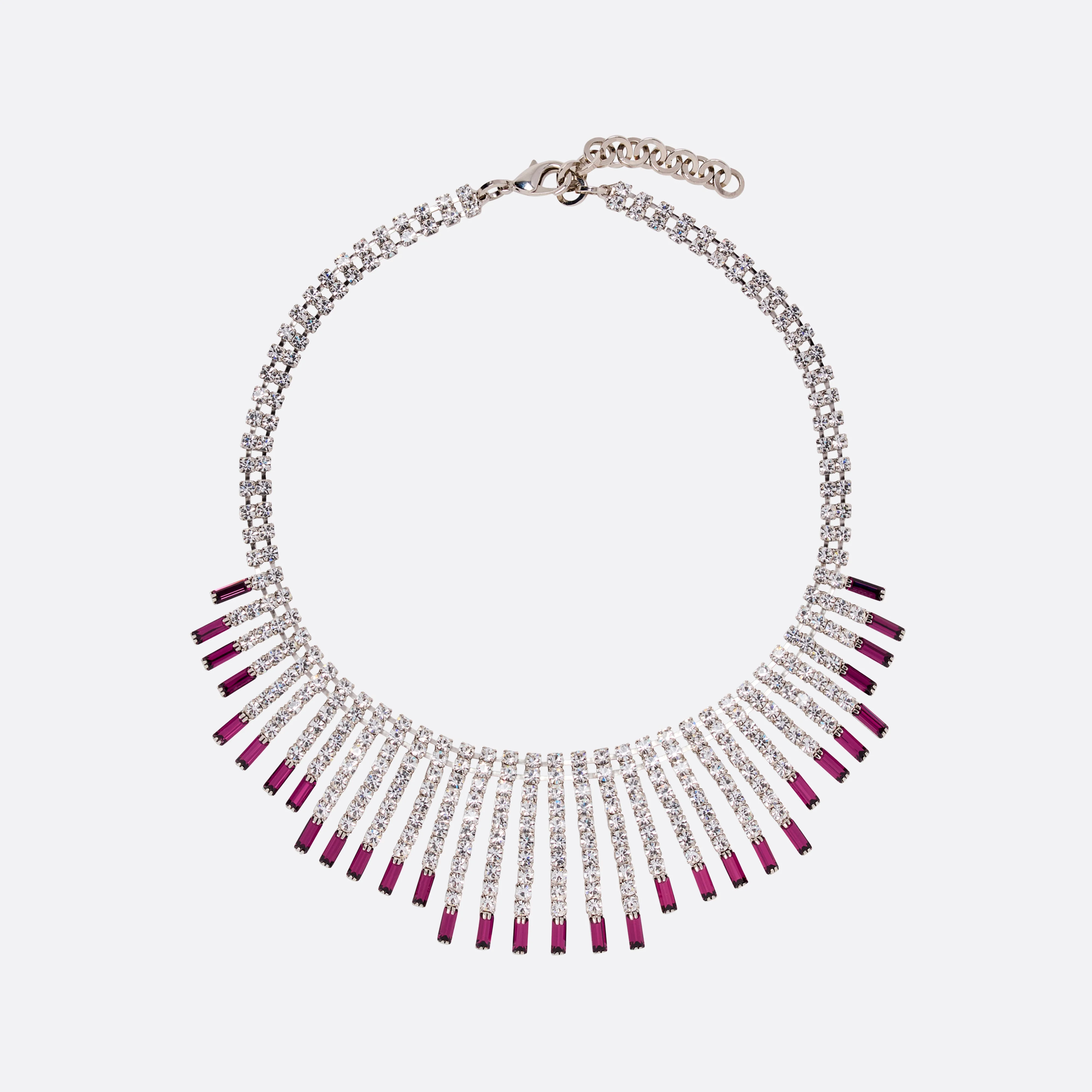 CRYSTAL NECKLACE WITH EMBELLISHMENT - 1