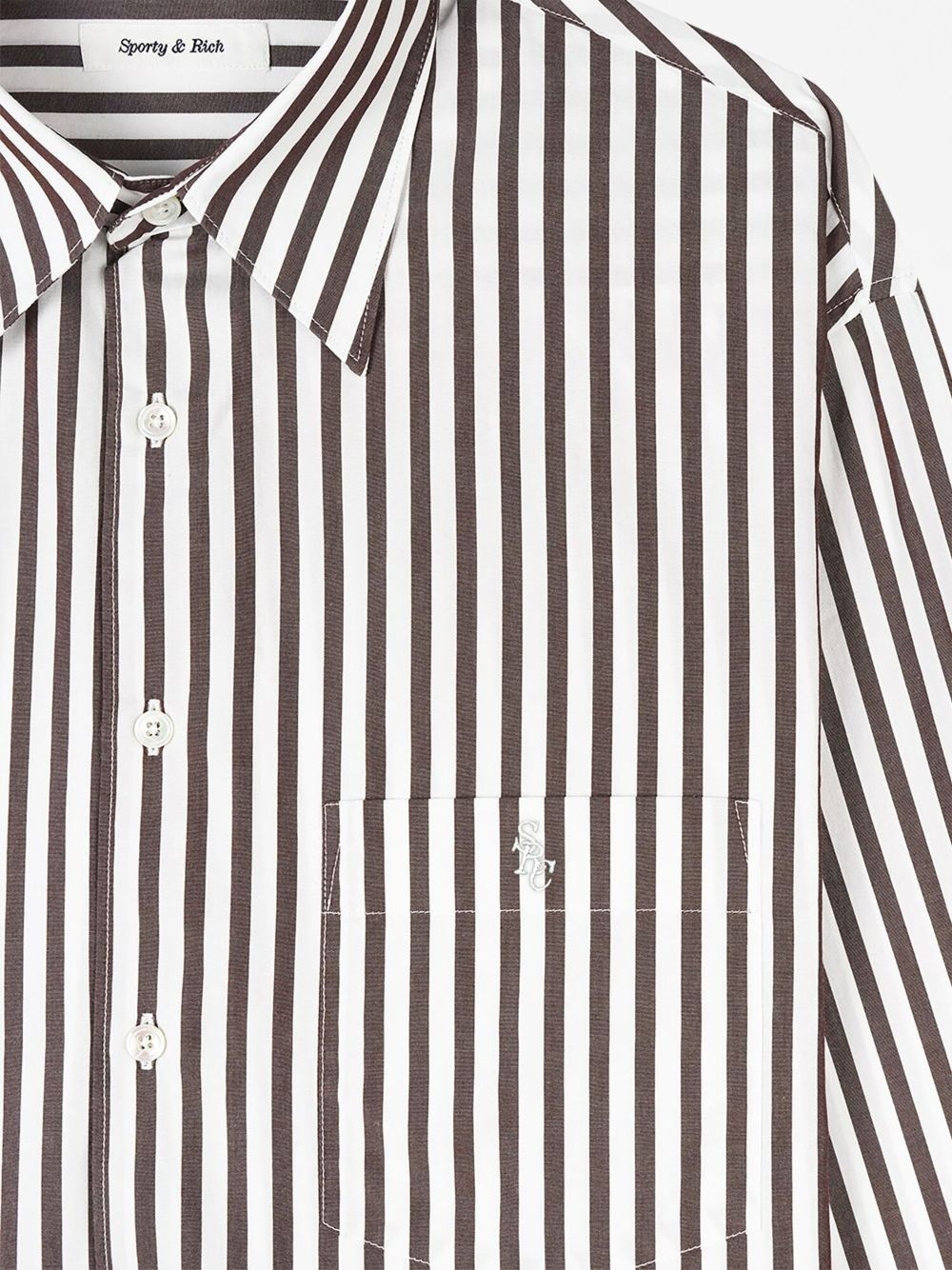 oversized striped cotton shirt - 2
