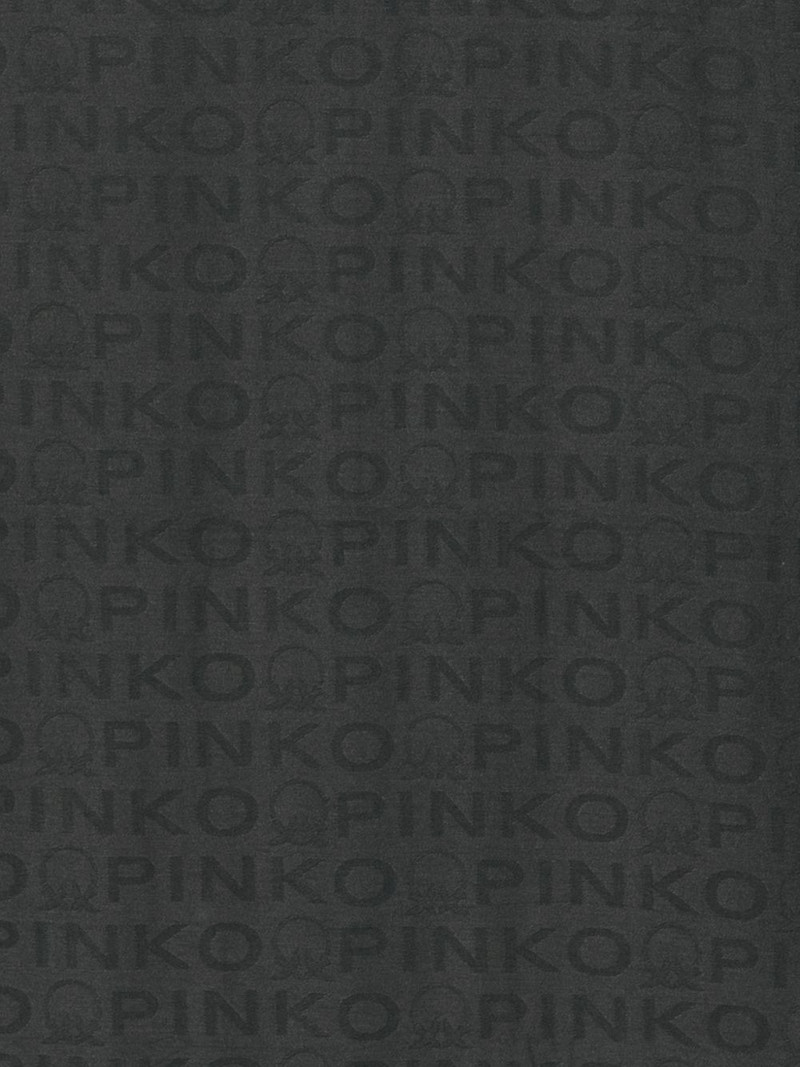 PINKO logo frayed scarf outlook