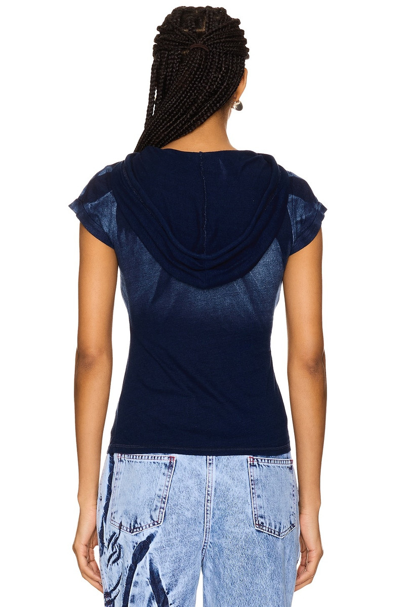 MASHA POPOVA Hooded Bow T-shirt outlook