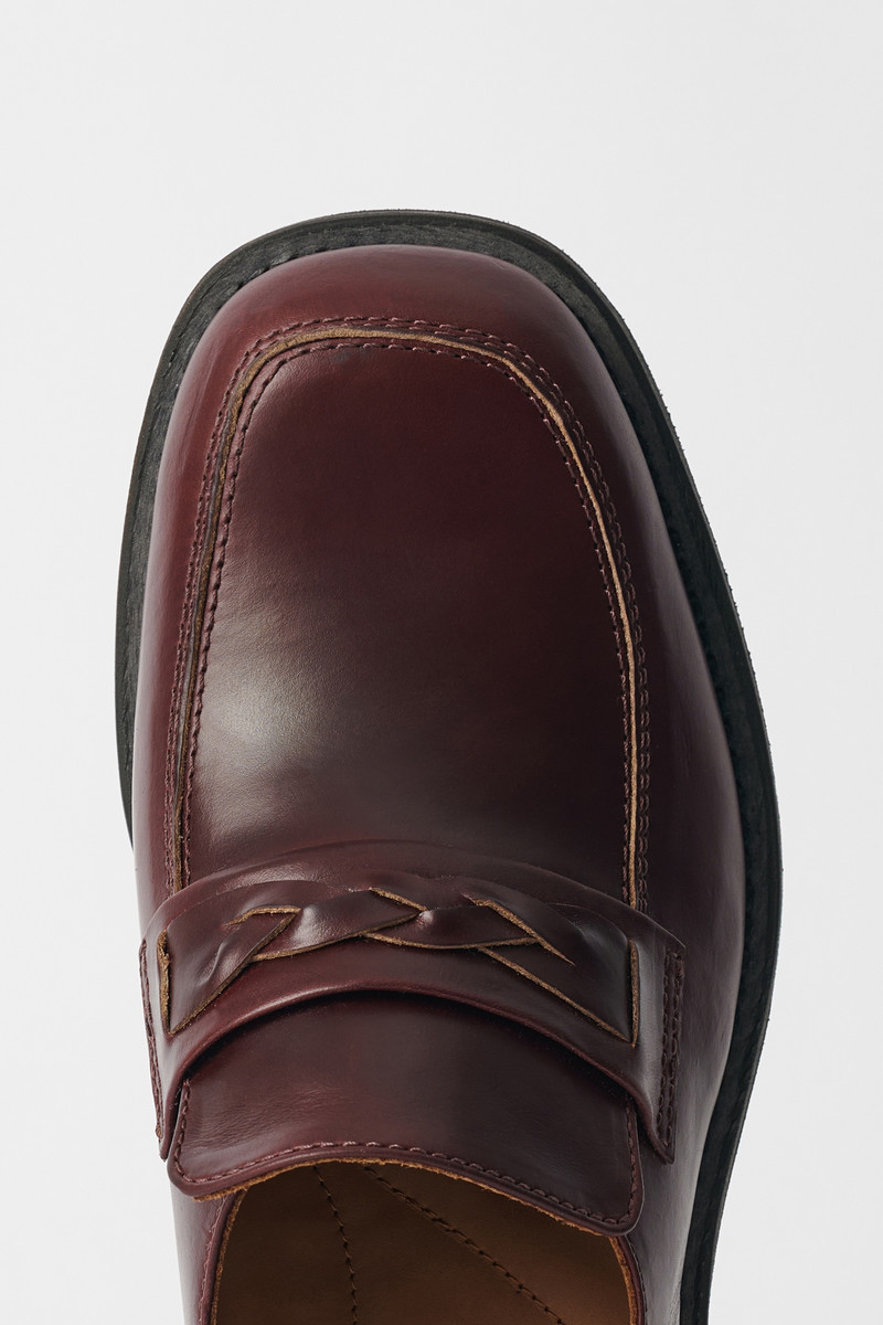 Our Legacy Nakano Shoe Burgundy Chromexcel Leather outlook