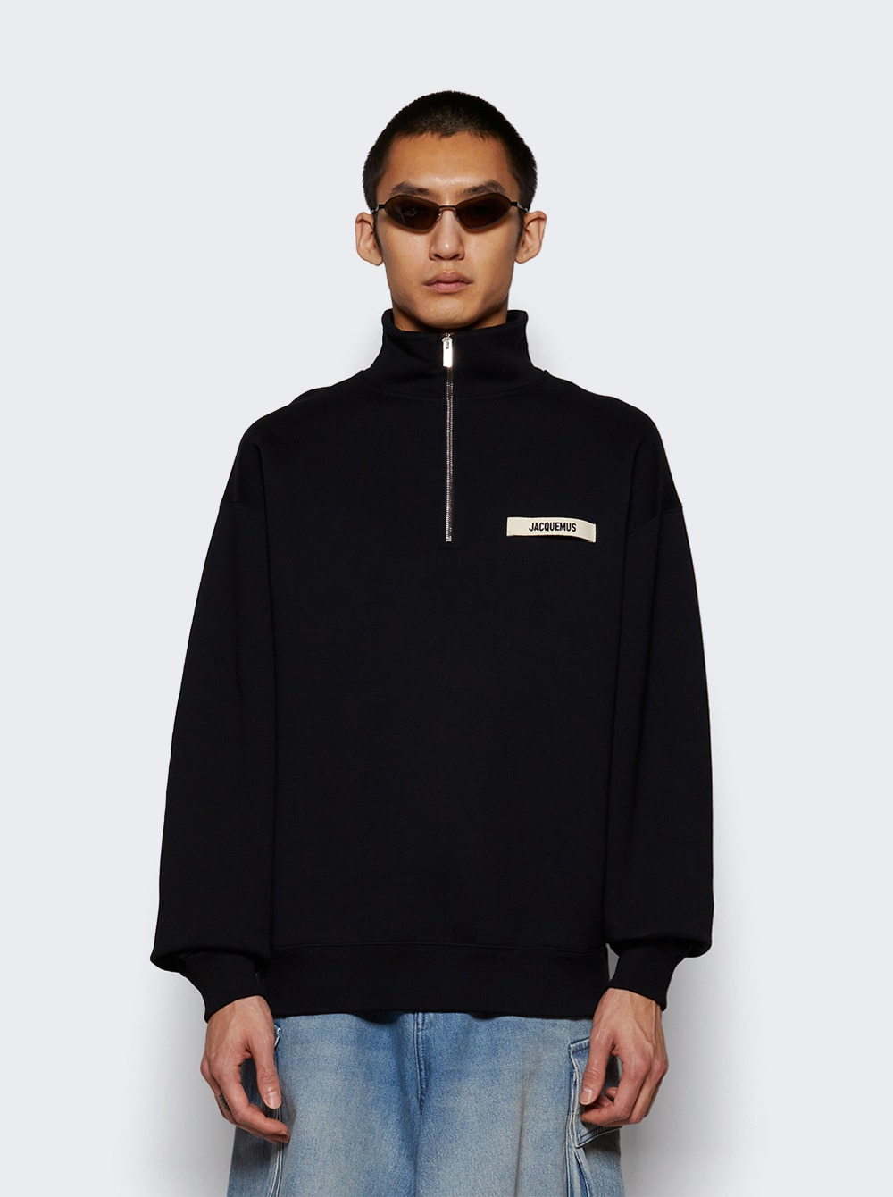 Gros Grain Sweatshirt Black - 3