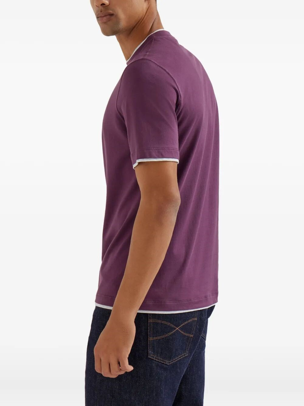 T-Shirt With Faux-Layering - 6