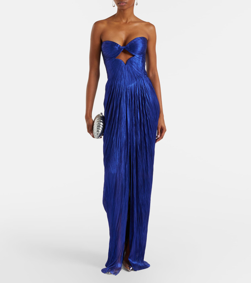 MARIA LUCIA HOHAN Stephanie silk tulle bustier gown outlook