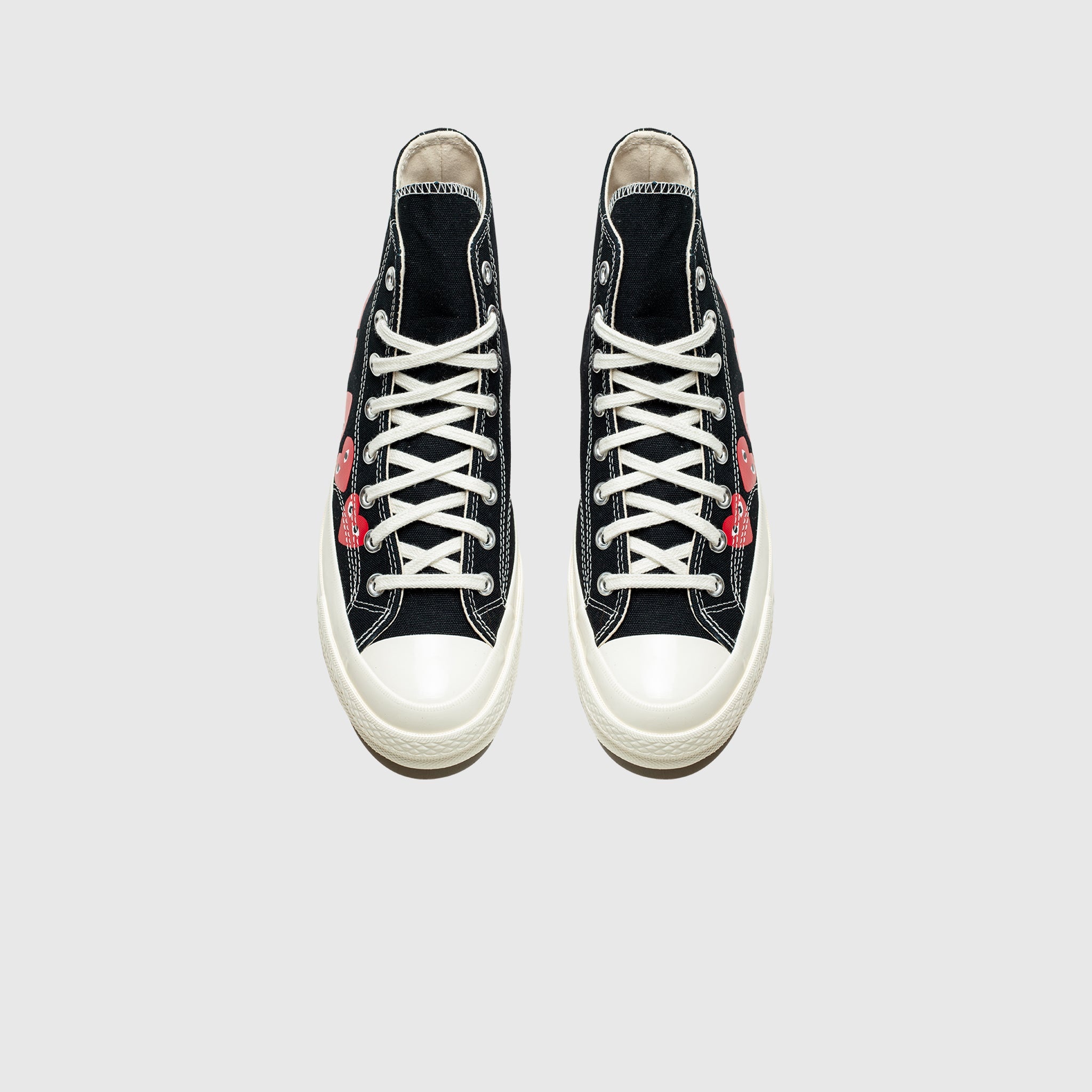 CHUCK TAYLOR ALL-STAR '70 HIGH "BLACK/RED MULTI HEART" - 3