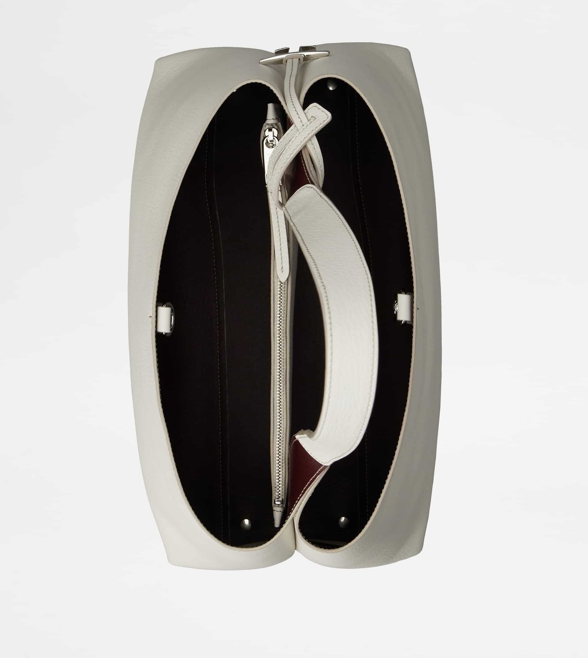TOD'S BAG IN LEATHER MEDIUM - WHITE - 3