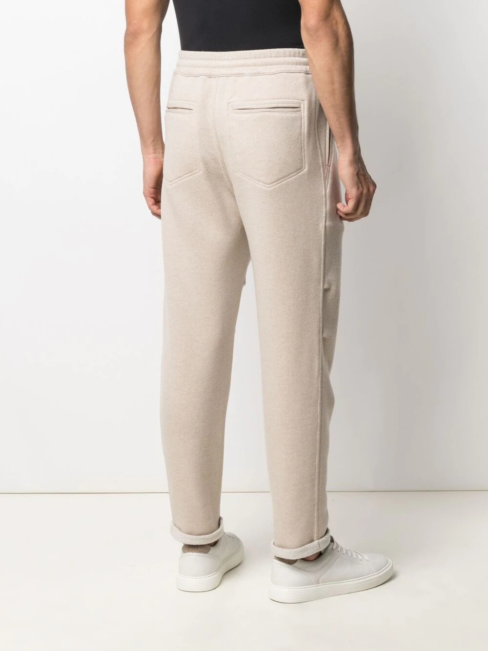 cashmere track pants - 4