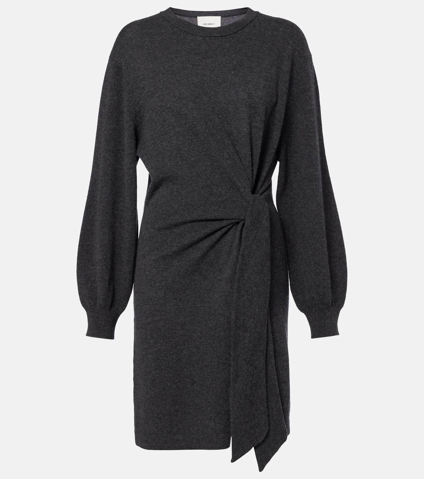 Abrielle gathered cashmere sweater dress - 1