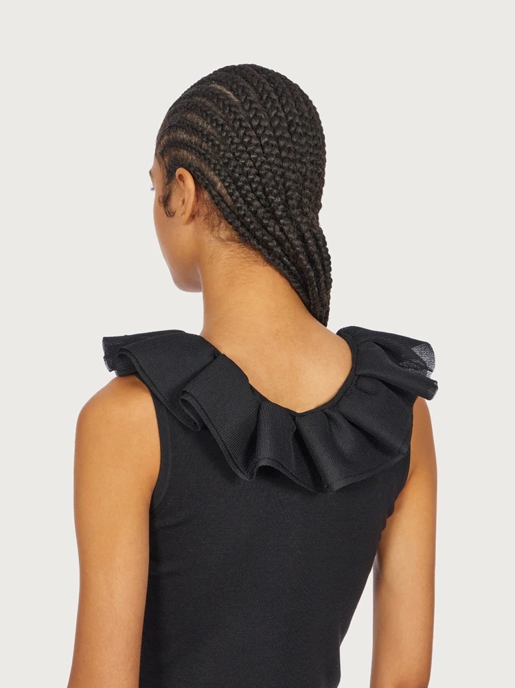 RUFFLE DETAIL TOP - 5