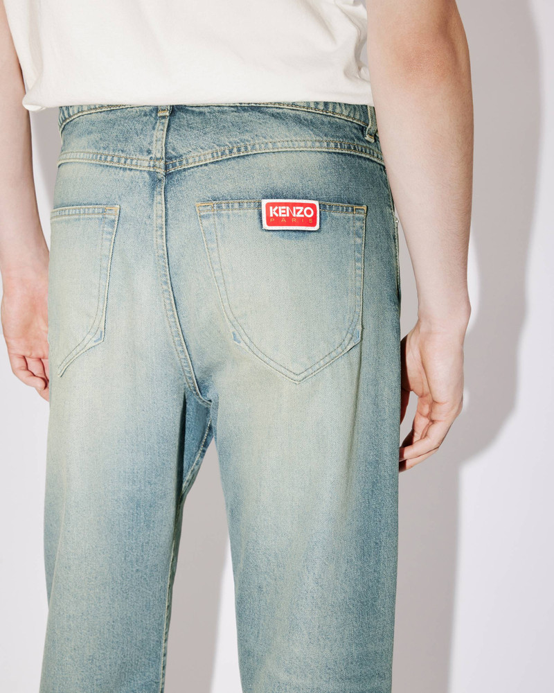 Straight-fit Asagao Japanese denim jeans 8
