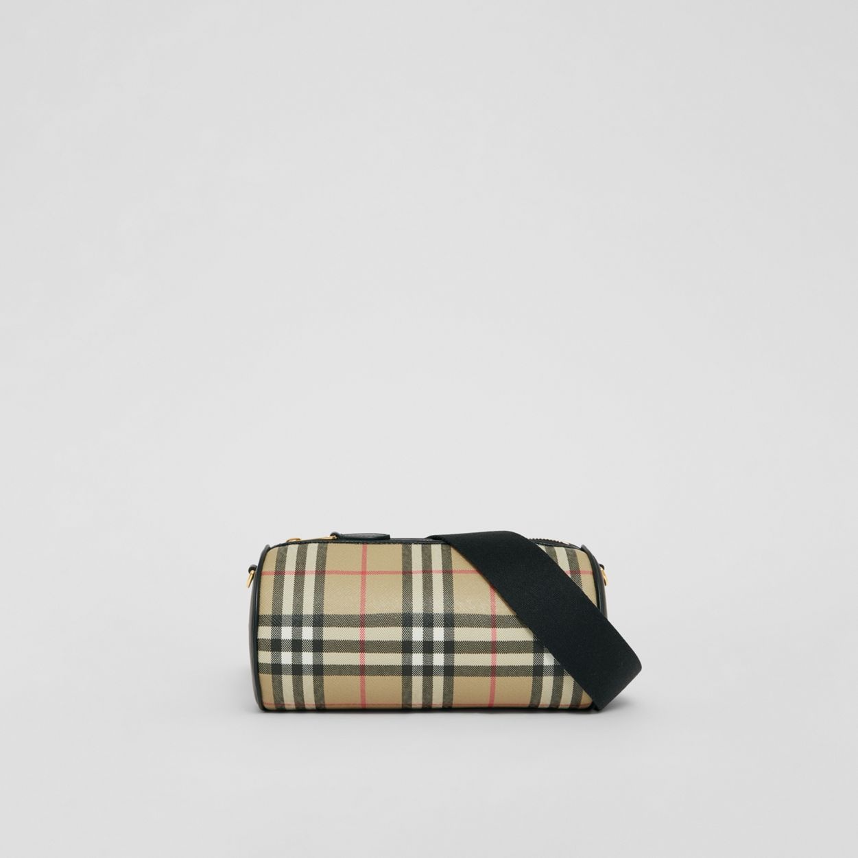 Vintage Check Barrel Bag - 1