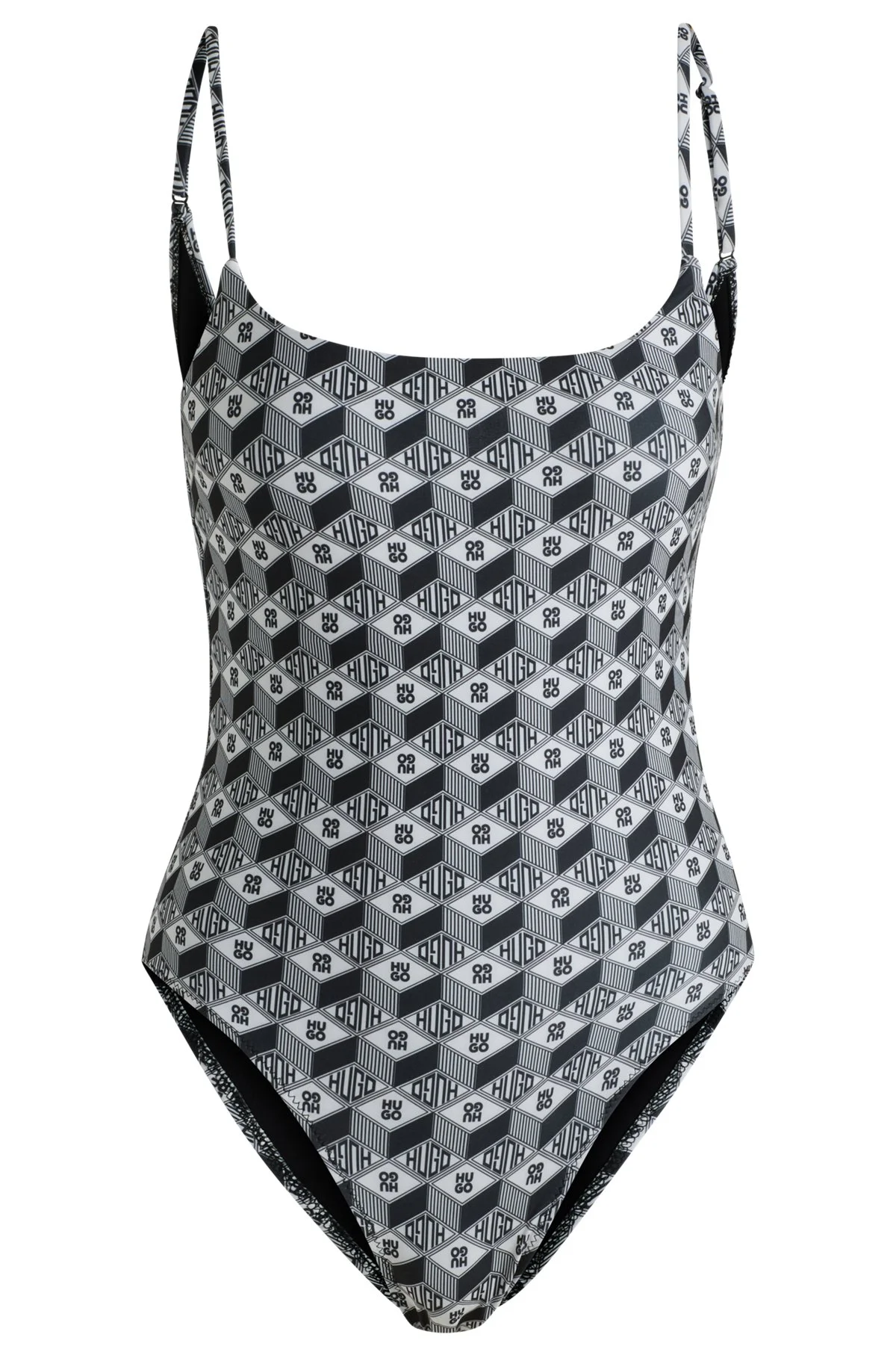 QUICK-DRYING SWIMSUIT WITH ALL-OVER PRINT - 1