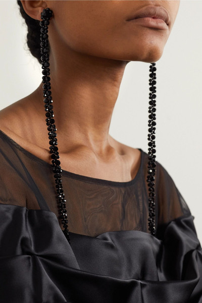 Simone Rocha Drip crystal earrings outlook