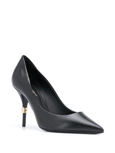 Dolce & Gabbana Cardinal logo plaque pumps outlook