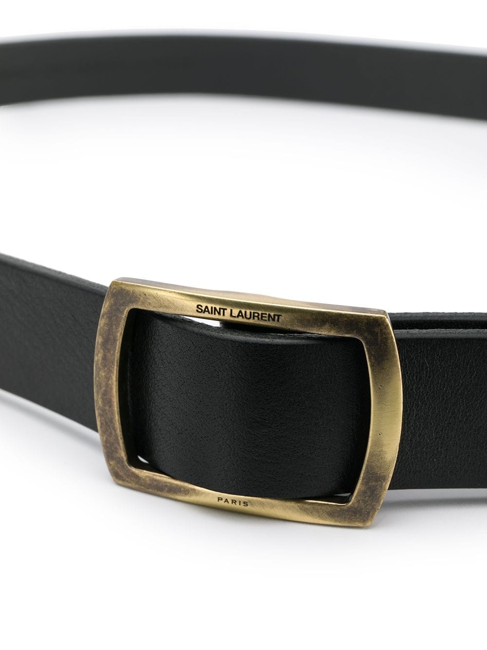 pavé buckle leather belt - 2