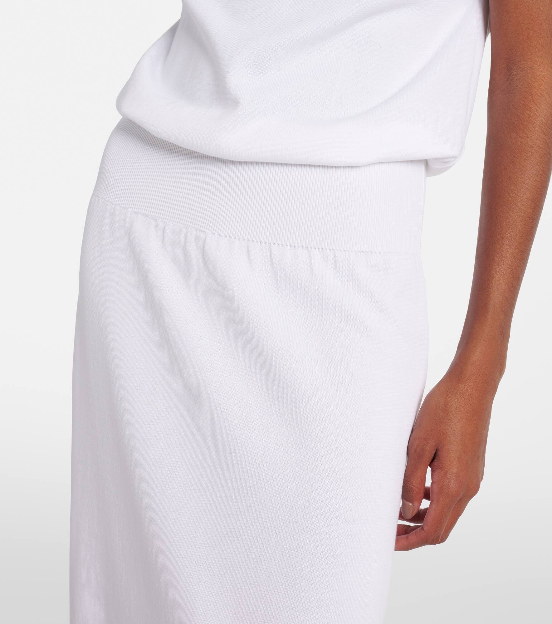 Column cotton midi dress - 5
