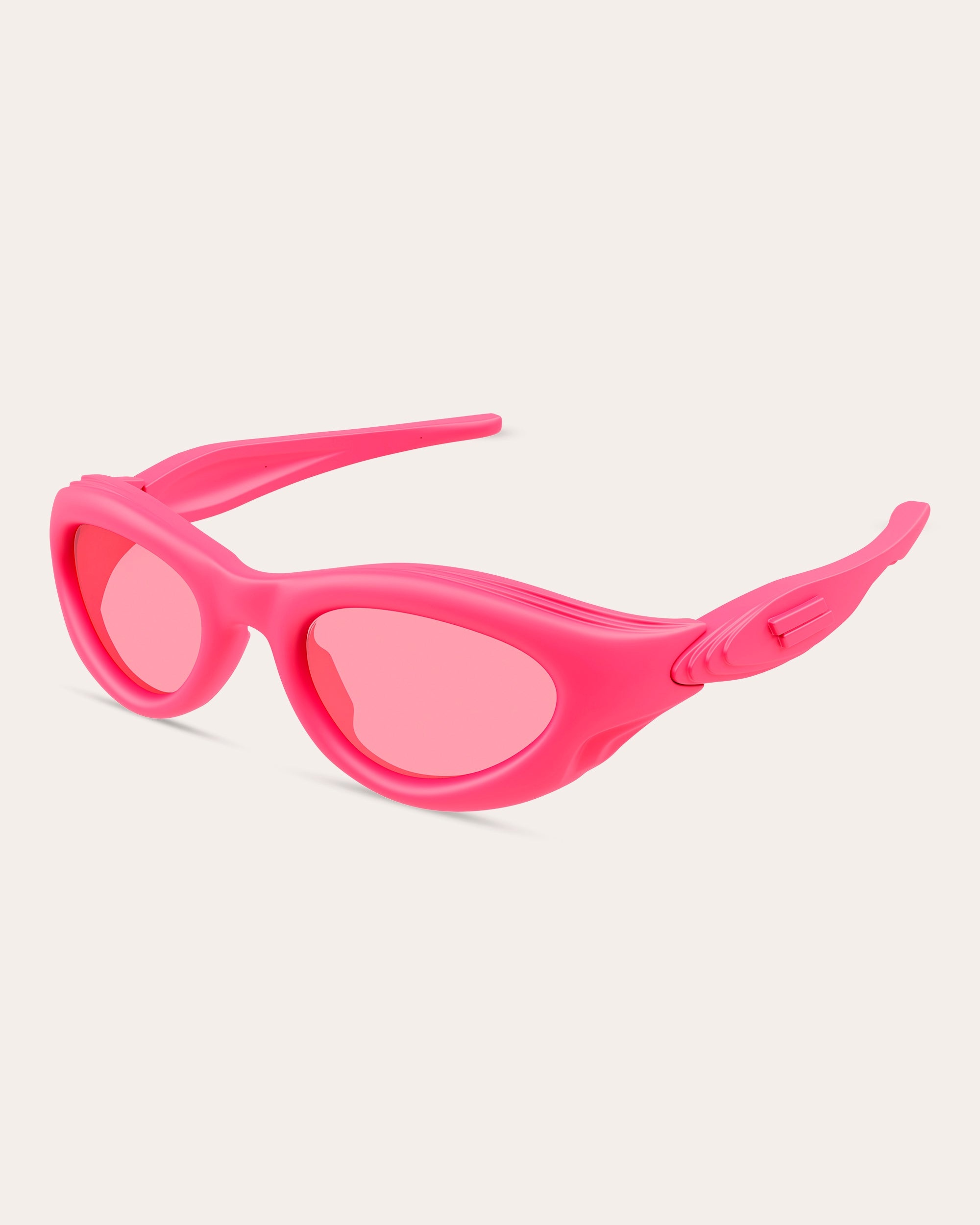 Oval-Frame Injected Sunglasses - 2
