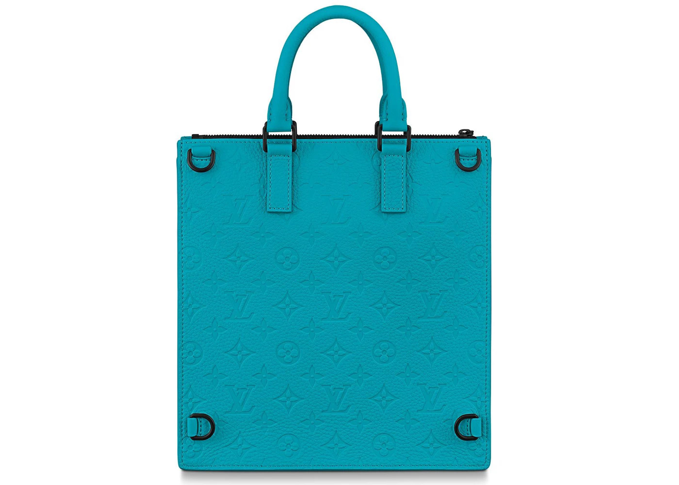 Louis Vuitton Sac Plat Messenger Monogram Taurillon Turquoise - 2
