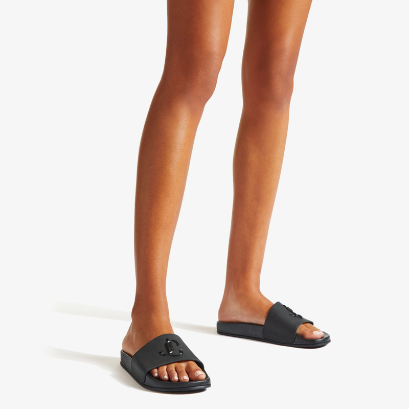 JIMMY CHOO Port/F
Black Rubber Slides with JC Monogram outlook