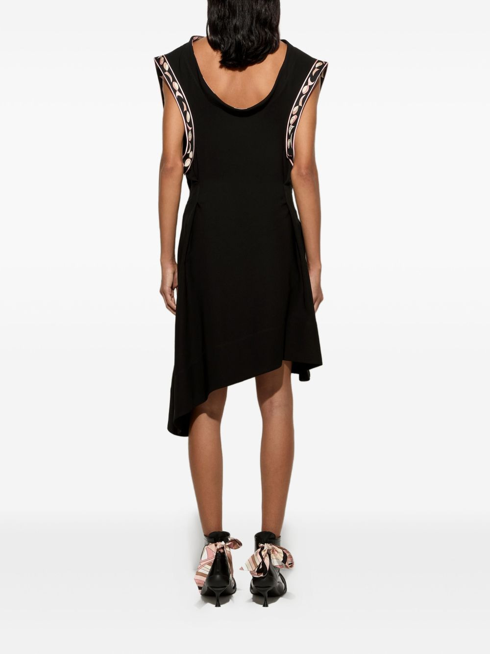 asymmetric short dress - 3