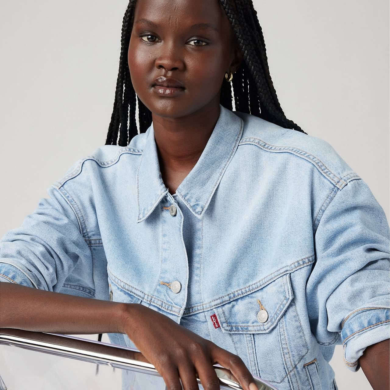 SHRUNKEN '90S TRUCKER JACKET - 5