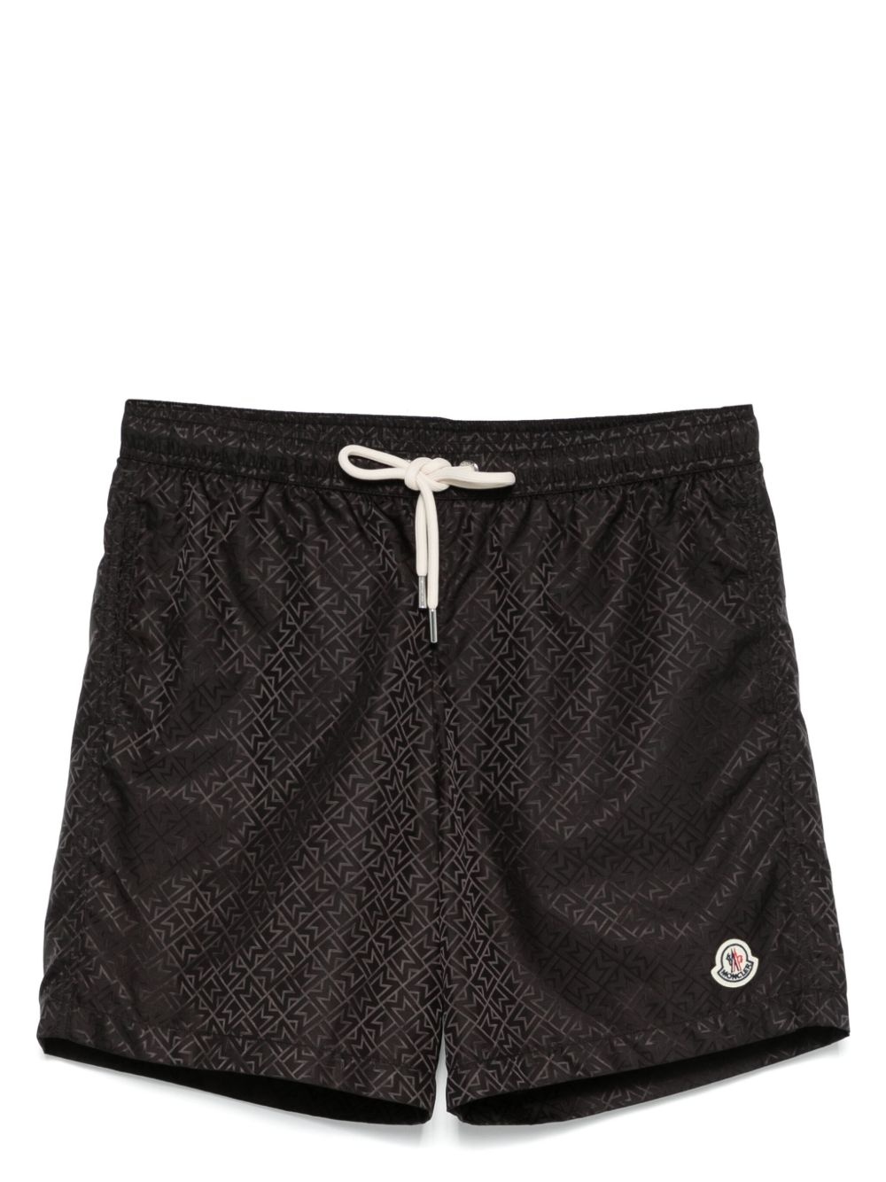 monogram-jacquard swim shorts - 1