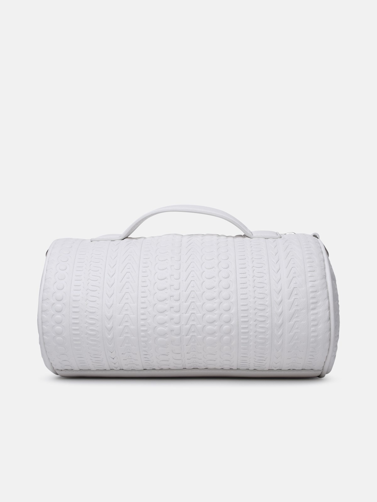 'DUFFLE' WHITE LEATHER BAG - 3