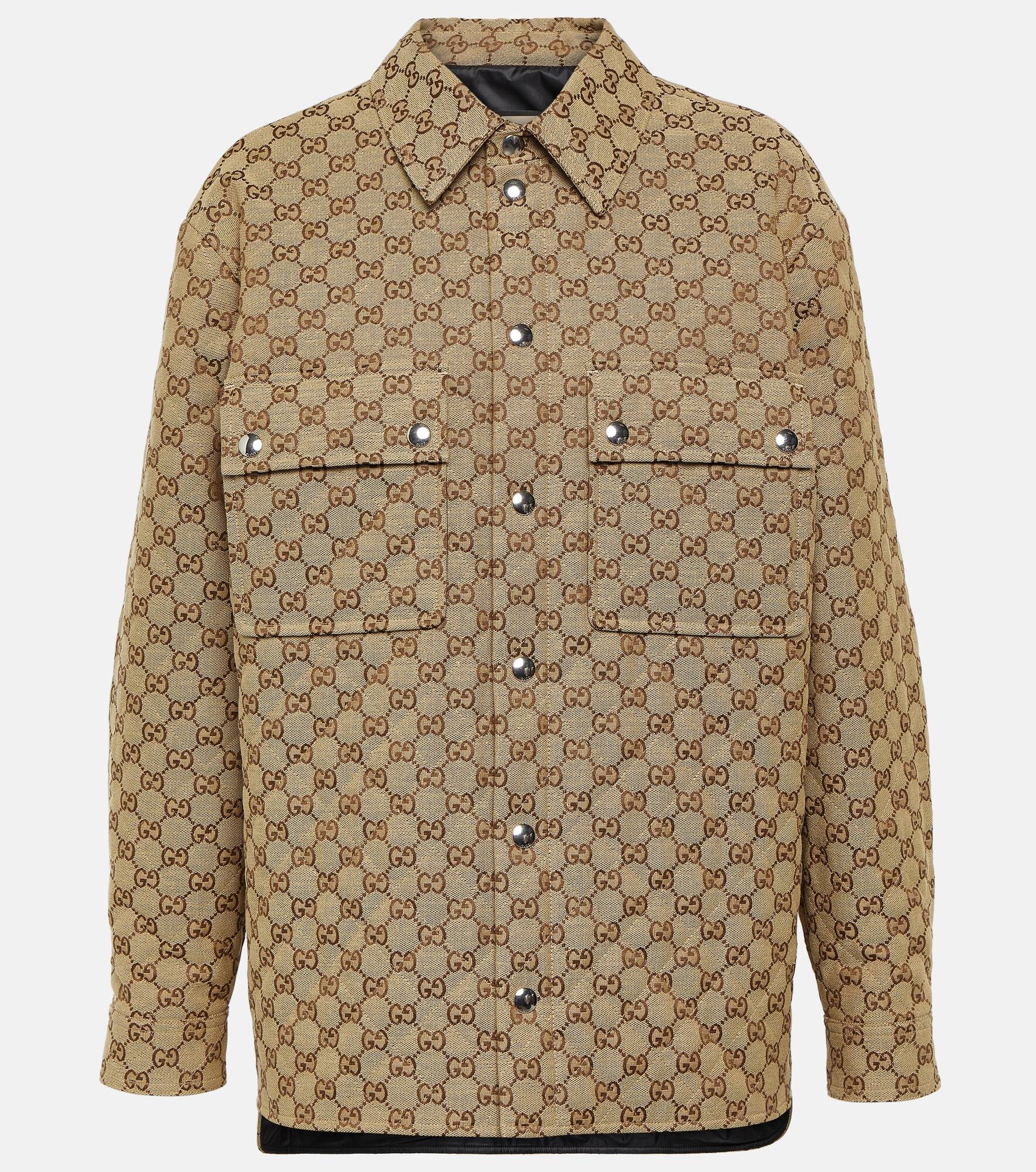 GG canvas shirt jacket - 1