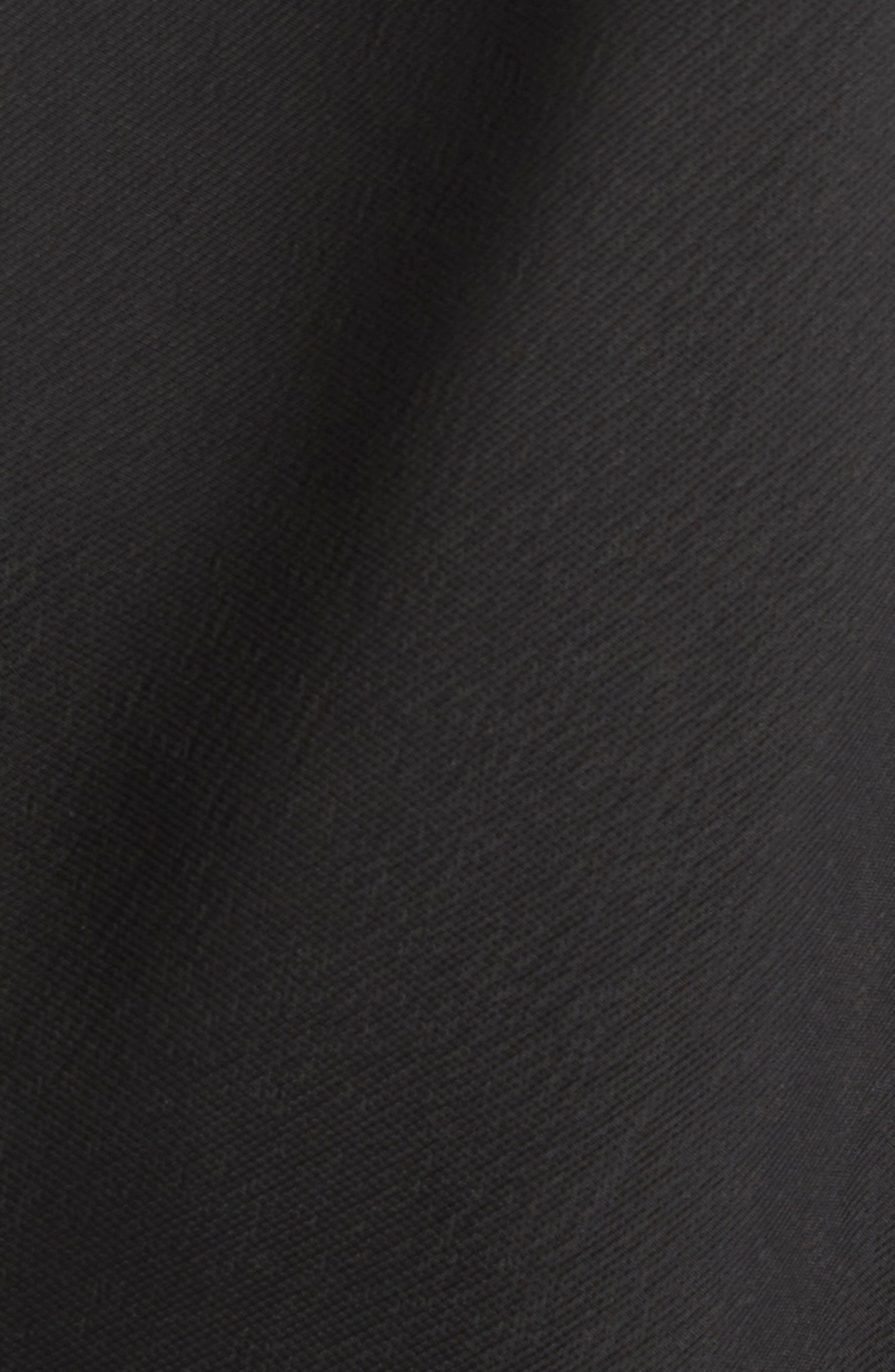 Proenza Schouler Hallie Hammered Viscose Asymmetric Hem Dress in Black at Nordstrom - 6