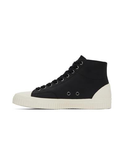 Fred Perry Black Mid Hughes Sneakers outlook