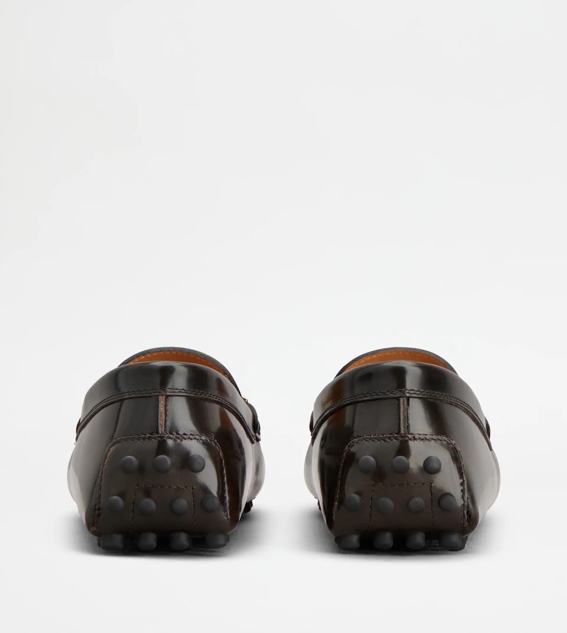 GOMMINO DRIVING SHOES IN LEATHER - BROWN - 3
