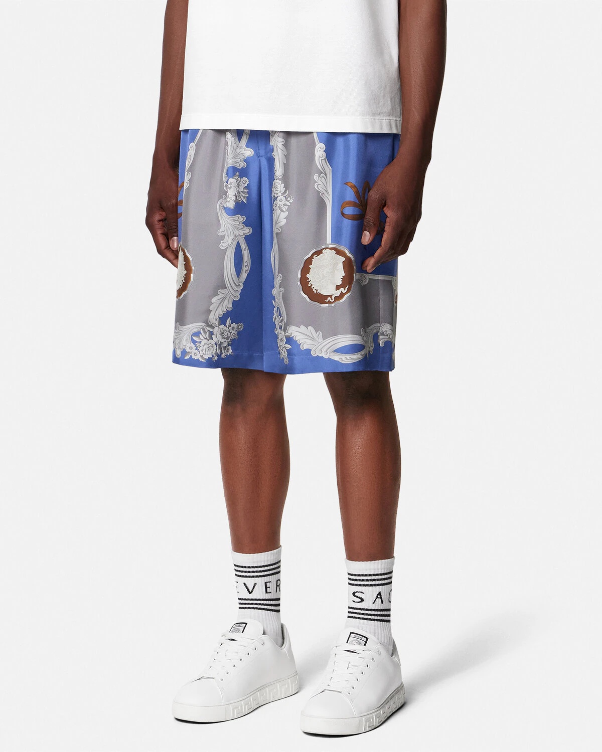 Cameo Silk Shorts - 4