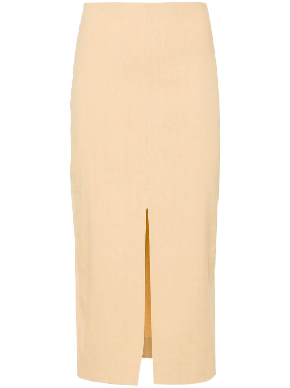 Mills front-slit skirt - 2