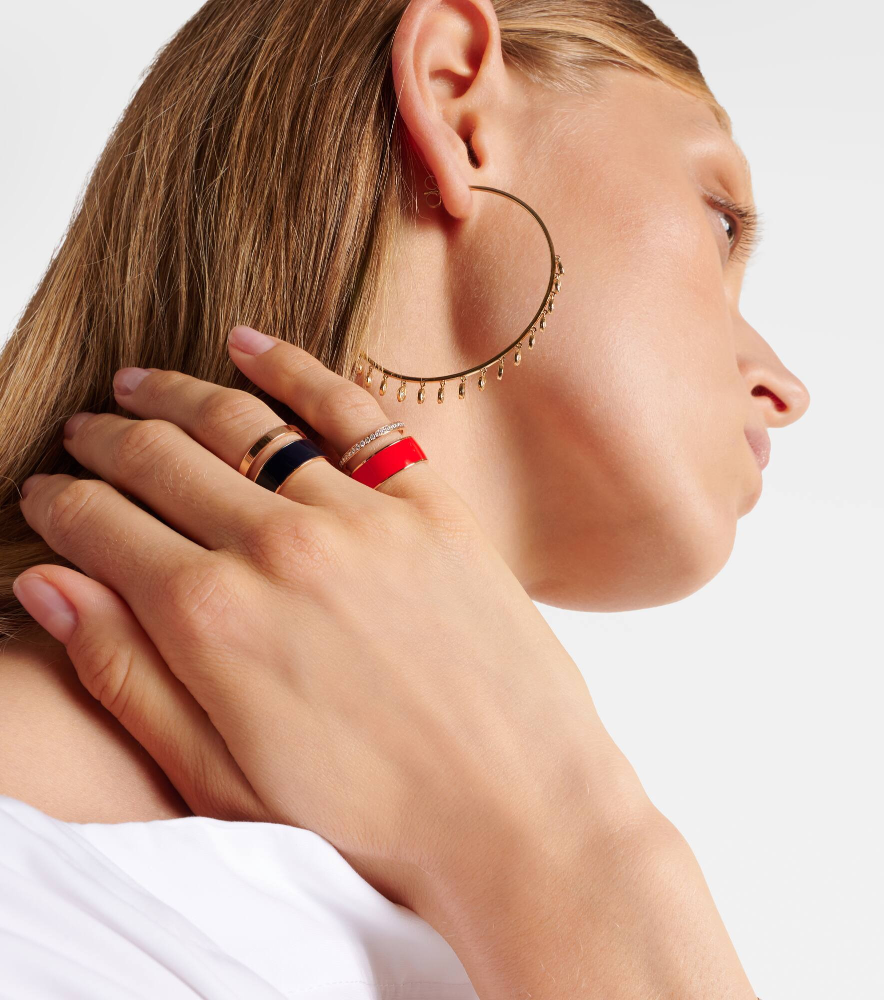 Berbere Chromatic rose gold ring with diamonds - 3